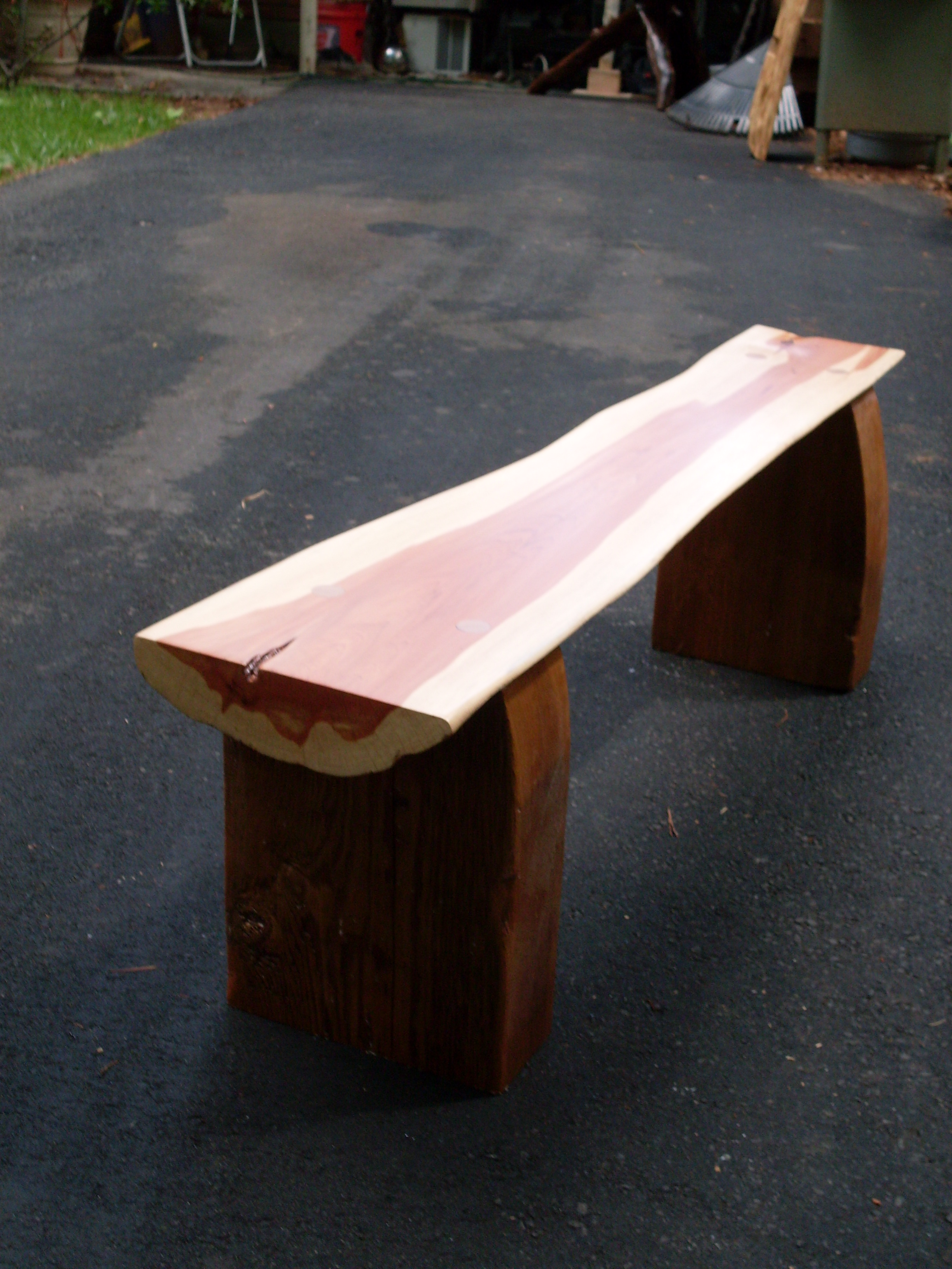 DIY Log Bench Plans Download woodworking small projects 